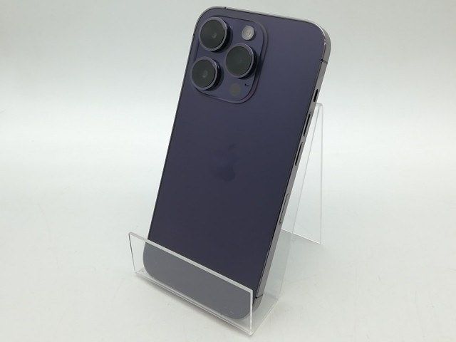 【中古】Apple 国内版 【SIMフリー】 iPhone 14 Pro 256GB ディープパープル MQ1E3J/A【柏】保証期間１ヶ月【ランクB】