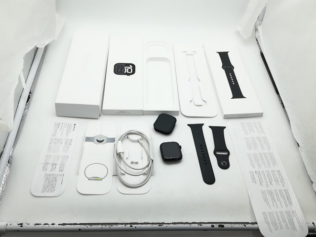 【中古】Apple Apple Watch Series10 42mm GPS ジェットブラックアルミニウムケース/ブラックスポーツバンド (M/L) MWWF3J/A【柏】保証期間１ヶ月【ランクB】_6