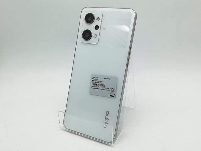 【中古】Oppo ymobile 【SIMフリー】 OPPO Reno9 A ムーンホワイト 8GB 128GB A301OP【柏】保証期間１ヶ月【ランクB】