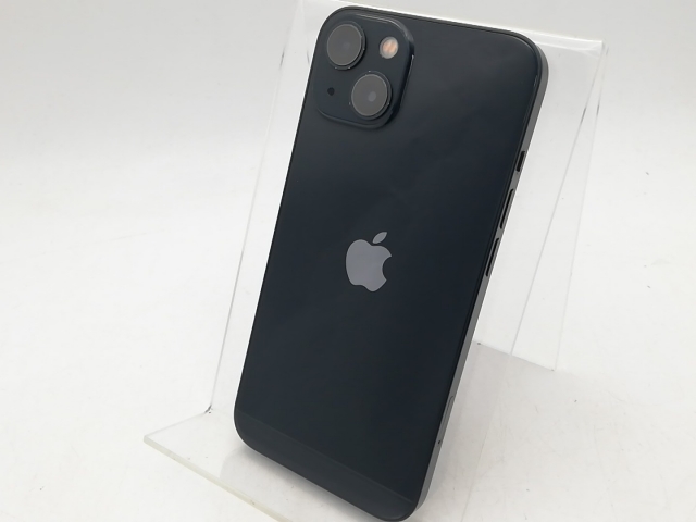【中古】Apple au 【SIMフリー】 iPhone 13 128GB ミッドナイト MLNC3J/A【柏】保証期間１ヶ月【ランクC】