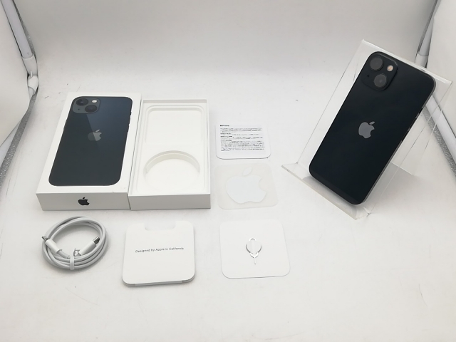 【中古】Apple au 【SIMフリー】 iPhone 13 128GB ミッドナイト MLNC3J/A【柏】保証期間１ヶ月【ランクC】_9