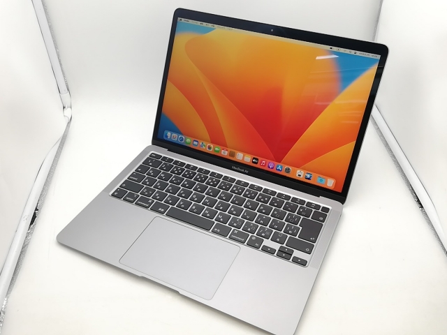 【中古】Apple MacBook Air 13インチ M1(CPU:8C/GPU:7C) 8GB/256GB スペースグレイ MGN63J/A (M1・2020)【柏】保証期間１ヶ月【ランクA】
