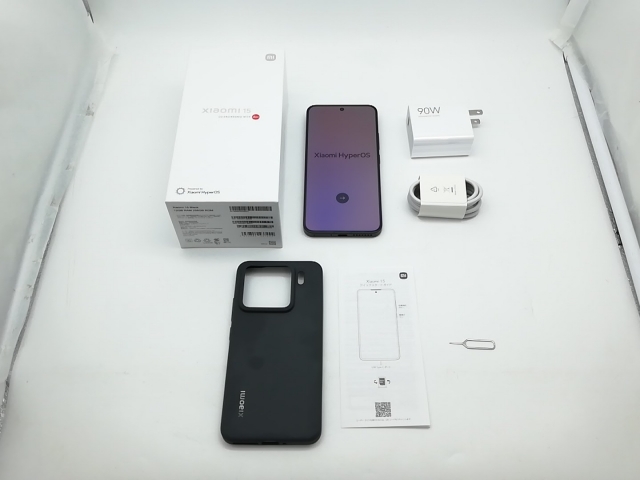 新品未使用品 Xiaomi 15ブラック国内版 12GB+256GB Xiaomi SIMフリー 15 ブラック [Black] 12G+256GB 未開封品