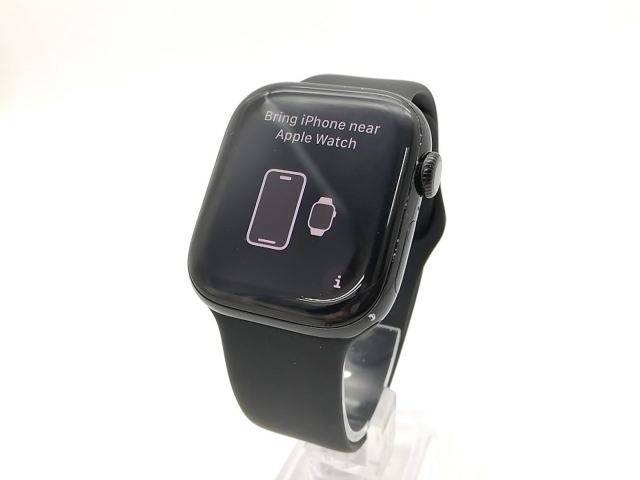 【中古】Apple Apple Watch Series10 42mm GPS ジェットブラックアルミニウムケース/ブラックスポーツバンド (M/L) MWWF3J/A【柏】保証期間１ヶ月【ランクB】