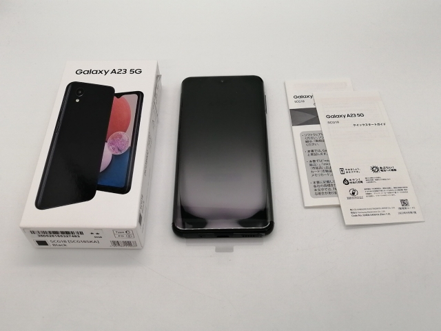 Galaxy - 新品同様 Galaxy A23 5G SCG18 ブラック M888 新品同様 Galaxy A23 5G SCG18 ブラック M888