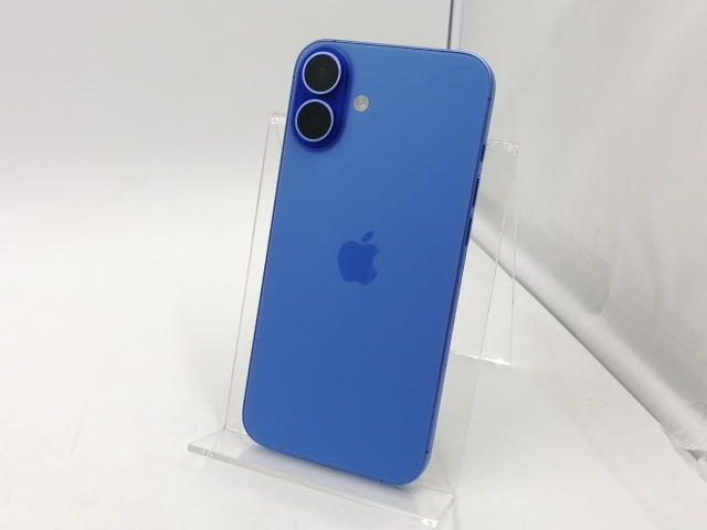 【中古】Apple 国内版 【SIMフリー】 iPhone 16 Plus 256GB ウルトラマリン MXVK3J/A【津田沼】保証期間１ヶ月【ランクC】
