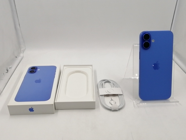 【中古】Apple 国内版 【SIMフリー】 iPhone 16 Plus 256GB ウルトラマリン MXVK3J/A【津田沼】保証期間１ヶ月【ランクC】_7