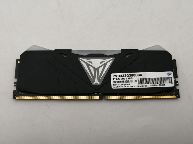 【中古】DDR4 16GB PC4-28800(DDR4-3600)【デスクトップPC用】【千葉】保証期間１週間