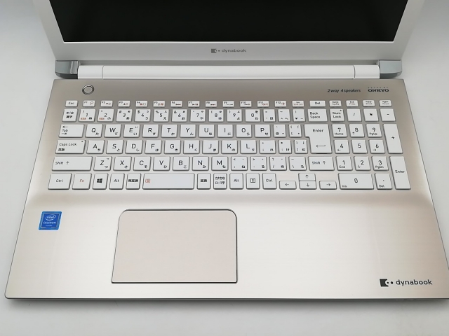【中古】Dynabook dynabook X X4 P1X4MPEG サテンゴールド【Celeron 3867U 4G 256G(SSD) DVDマルチ WiFi 15.6LCD】【千葉】保証期間１週間【ランクC】_4