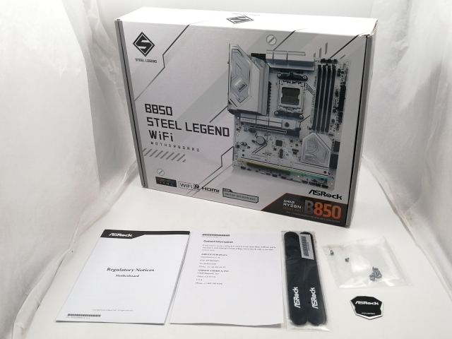 【中古】ASRock B850 Steel Legend WiFi B850/AM5/ATX【千葉】保証期間１週間_7