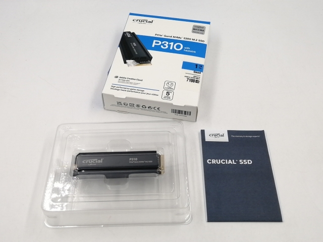【中古】Crucial P310 CT1000P310SSD5-JP 1TB (M.2 2280/PCIe4.0 NVMe)【千葉】保証期間１週間_4