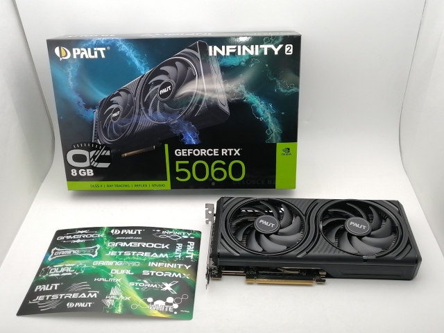 【中古】Palit GeForce RTX 5060 Infinity 2 OC 8GB(NE75060V19P1-GB2063L) RTX5060/8G【千葉】保証期間１週間_9