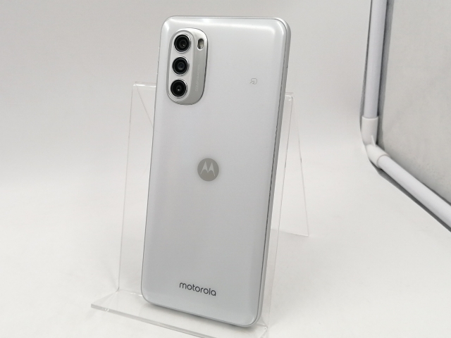 【中古】MOTOROLA 国内版 【SIMフリー】 moto g52j 5G パールホワイト 6GB 128GB PATM0001JP【千葉】保証期間１ヶ月【ランクA】