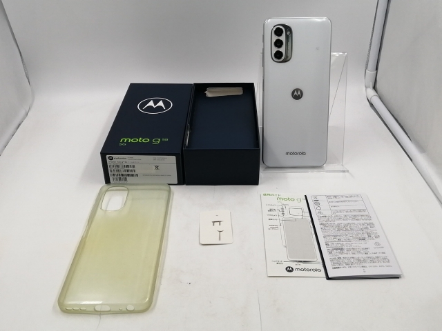 【中古】MOTOROLA 国内版 【SIMフリー】 moto g52j 5G パールホワイト 6GB 128GB PATM0001JP【千葉】保証期間１ヶ月【ランクA】_7