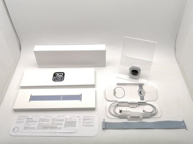 【中古】Apple Apple Watch Series10 42mm GPS シルバーアルミニウムケース/ブルークラウドスポーツループ MWWD3J/A【千葉】保証期間１ヶ月【ランクA】_8