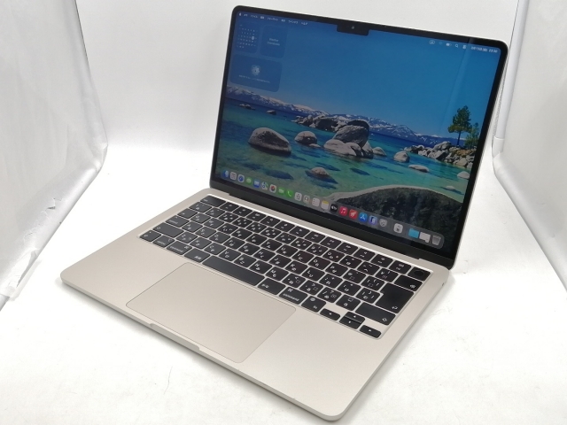 【中古】Apple MacBook Air 13インチ CTO (M2,2022) スターライト M2(CPU:8C/GPU:8C)/16G/512G/30W AC【千葉】保証期間１ヶ月【ランクC】