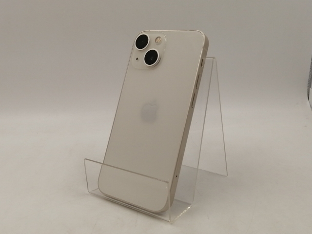 【中古】Apple 国内版 【SIMフリー】 iPhone 13 mini 128GB スターライト MLJE3J/A【千葉】保証期間１ヶ月【ランクC】