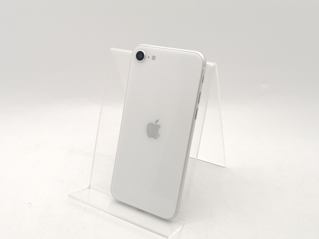 【中古】Apple au 【SIMロック解除済み】 iPhone SE（第2世代） 128GB ホワイト MHGU3J/A（後期型番）【千葉】保証期間１ヶ月【ランクC】