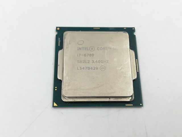 【中古】Intel Core i7-6700 (3.4GHz/TB:4GHz/SR2L2) bulk LGA1151/4C/8T/L3 8M/HD530/TDP65W【千葉】保証期間１週間