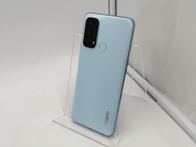 【中古】Oppo ymobile 【SIMフリー】 OPPO Reno5 A アイスブルー 6GB 128GB A101OP【千葉】保証期間１ヶ月【ランクC】