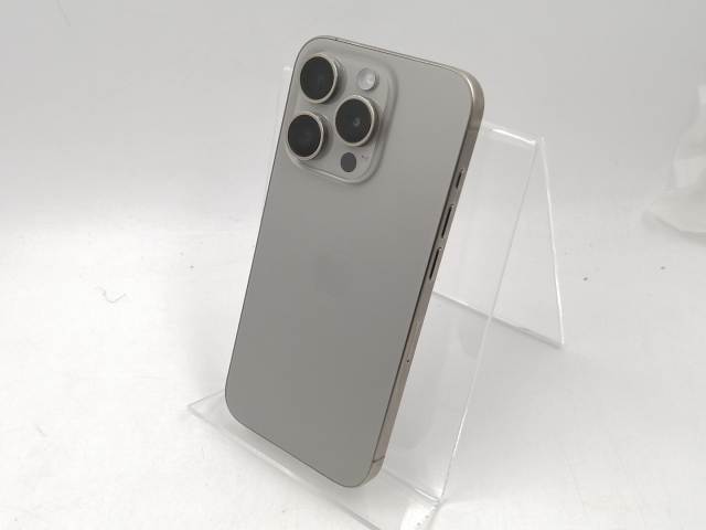 中古】Apple 国内版 【SIMフリー】 iPhone 15 Pro 128GB ナチュラル