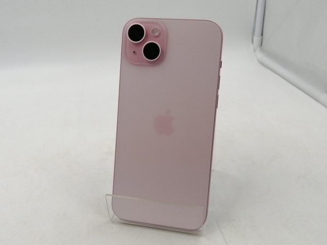 【中古】Apple 国内版 【SIMフリー】 iPhone 15 Plus 128GB ピンク MU093J/A【千葉】保証期間１ヶ月【ランクA】