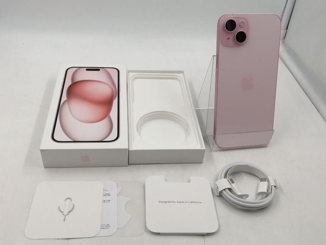 【中古】Apple 国内版 【SIMフリー】 iPhone 15 Plus 128GB ピンク MU093J/A【千葉】保証期間１ヶ月【ランクA】_7