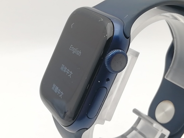 【中古】Apple Apple Watch Series6 40mm GPS ブルーアルミ/スポーツバンド ディープネイビー S/M&amp;M/L【千葉】保証期間１ヶ月【ランクC】_1