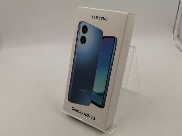 【未使用】SAMSUNG UQmobile 【SIMフリー】 Galaxy A25 5G ブルー 4GB 64GB SCG33【千葉】保証期間３ヶ月