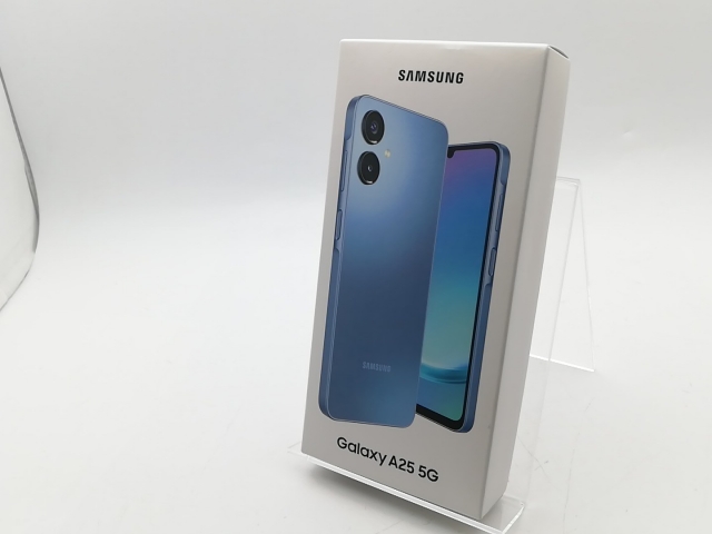 【未使用】SAMSUNG UQmobile 【SIMフリー】 Galaxy A25 5G ブルー 4GB 64GB SCG33【千葉】保証期間３ヶ月