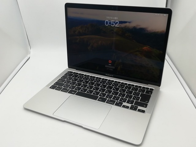 【中古】Apple MacBook Air 13インチ M1(CPU:8C/GPU:7C) 8GB/256GB シルバー MGN93J/A (M1・2020)【千葉】保証期間１ヶ月【ランクB】