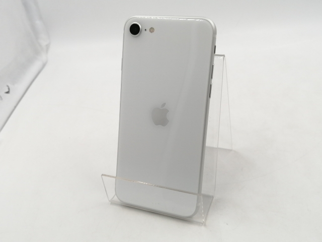 【中古】Apple docomo 【SIMロック解除済み】 iPhone SE（第2世代） 128GB ホワイト MHGU3J/A（後期型番）【千葉】保証期間１ヶ月【ランクC】