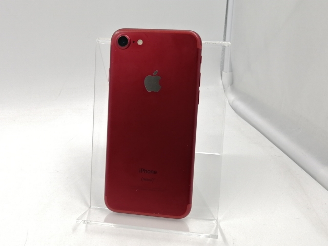 【中古】Apple docomo 【SIMロック解除済み】 iPhone 7 128GB (PRODUCT)RED Special Edition MPRX2J/A【DS秋葉】保証期間１ヶ月【ランクC】