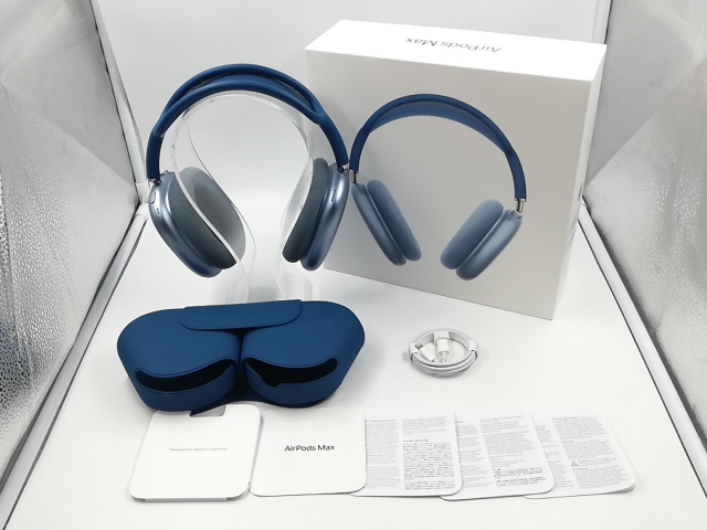 AirPods Max スカイブルー（MGYL3J/A） 中古】AirPods Max スカイブルー MGYL3J／A [2133059529173] - リコレ
