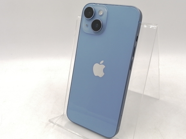 【中古】Apple 国内版 【SIMフリー】 iPhone 14 128GB ブルー MPVJ3J/A【秋葉3号】保証期間１ヶ月【ランクB】
