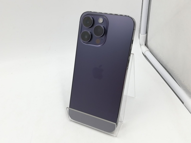 【中古】Apple 国内版 【SIMフリー】 iPhone 14 Pro Max 1TB ディープパープル MQ9N3J/A【千葉】保証期間１ヶ月【ランクC】