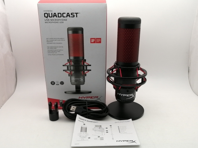【中古】HyperX QuadCast スタンドアロンマイク HX-MICQC-BK【千葉】保証期間１週間【ランクB】_4