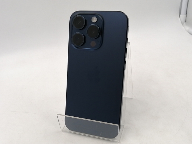 【中古】Apple 国内版 【SIMフリー】 iPhone 15 Pro 256GB ブルーチタニウム MTUG3J/A【千葉】保証期間１ヶ月【ランクA】