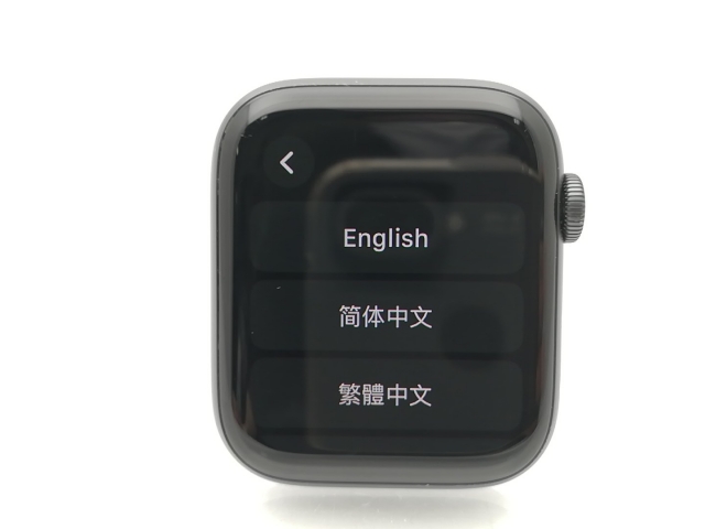 【中古】Apple Apple Watch Series5 44mm GPS スペースグレイアルミニウム/ブラックスポーツバンド S/M &amp; M/L【千葉】保証期間１ヶ月【ランクC】