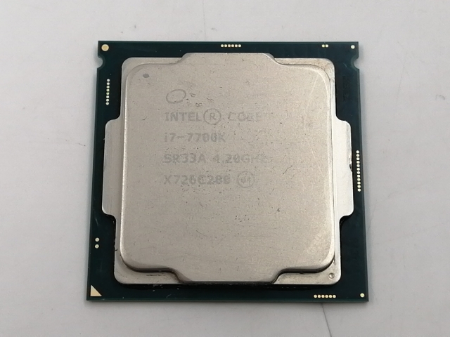 【中古】Intel Core i7-7700K (4.2GHz/TB:4.5GHz) bulk LGA1151/4C/8T/L3 8M/HD630/TDP91W【千葉】保証期間１週間