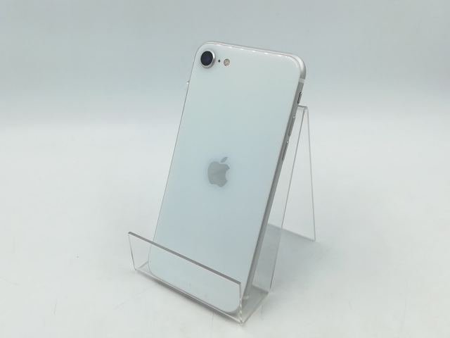【中古】Apple 国内版 【SIMフリー】 iPhone SE（第2世代） 256GB ホワイト MXVU2J/A【千葉】保証期間１ヶ月【ランクC】