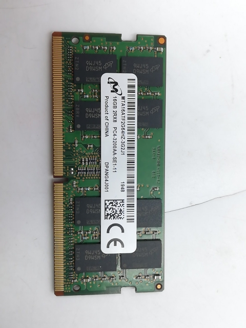 【中古】260PIN 16GB DDR4-3200(PC4-25600) SODIMM 【ノートPC用】【千葉】保証期間１週間