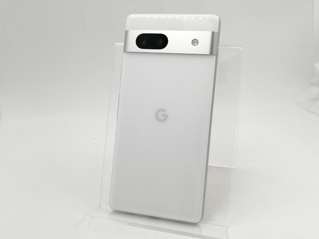 【中古】Google ymobile 【SIMフリー】 Pixel 7a スノー 8GB 128GB G82U8【千葉】保証期間１ヶ月【ランクC】