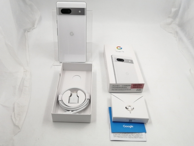 【中古】Google ymobile 【SIMフリー】 Pixel 7a スノー 8GB 128GB G82U8【千葉】保証期間１ヶ月【ランクC】_7