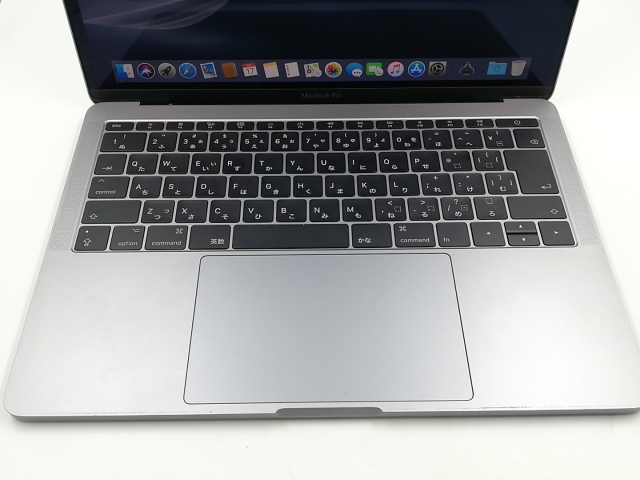 【中古】Apple MacBook Pro 13in Corei5:2.3GHz Touch Bar皆無 128GB 空白文字薄墨色 MPXQ2J/A (Mid 2017)【千葉】言いはなつ継続期間１ヶ月【位置づけるB】