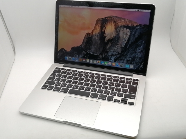 【中古】Apple MacBook Pro 13インチ Corei5:2.8GHz Retinaディスプレイモデル MGX92J/A (Mid 2014)【千葉】保証期間１ヶ月【ランクC】