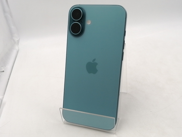 中古】Apple 国内版 【SIMフリー】 iPhone 16 Plus 256GB ティール 