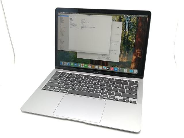 【中古】Apple MacBook Air 13インチ CTO (M1・2020) スペースグレイ Apple M1(CPU:8C/GPU:7C)/8G/1T【千葉】保証期間１ヶ月【ランクA】