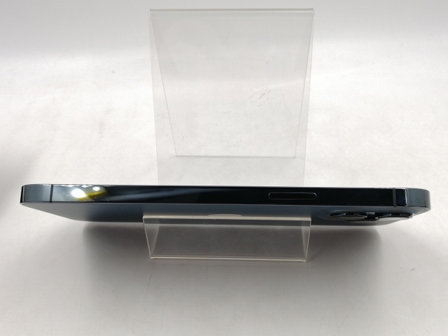 【中古】Apple SoftBank 【SIMロック解除済み】 iPhone 12 Pro Max 128GB パシフィックブルー MGCX3J/A【川崎】保証期間１ヶ月【ランクC】_4
