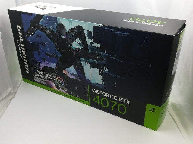 【中古】熟練者目標にする GALAKURO GAMING GG-RTX4070-E12GB/EX/TP RTX4070/12GB (GDDR6X)【千葉】言いはなつ継続期間１週